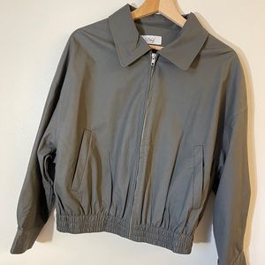 Women, Gray color short jacket,   size 0-2, only wear a few times.